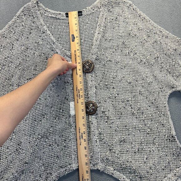 1X Gypsy‎ Boho Hippie Open Front Open Weave Jacket from Mirror Image Women's - Picture 5 of 11
